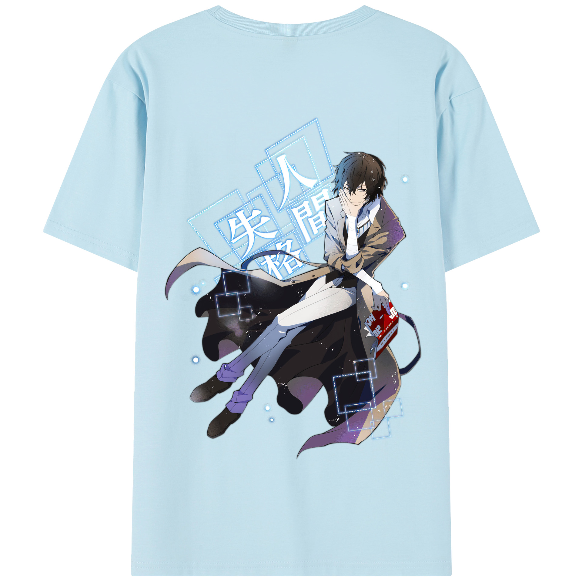 （画像用） 文豪ストレイドッグス Bungo Stray Dogs 綿100％半袖Tシャツ（背面プリント）